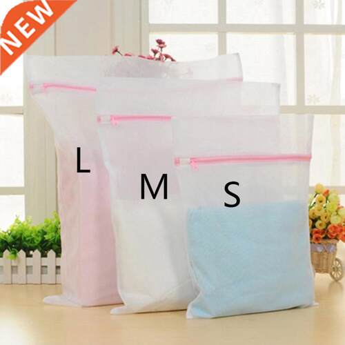 Size Zippered Mesh Laundry Wash Bags Foldable cates Linger