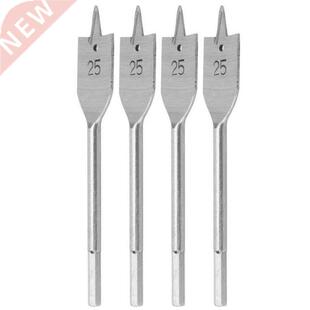 schaar 4Pcs Flat Wood Drill Bit Set High Carbon Steel Woodwo