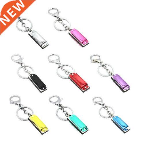 T4MF Colorful Harmonica Keychain Harmonica Mini 8 Tone 4