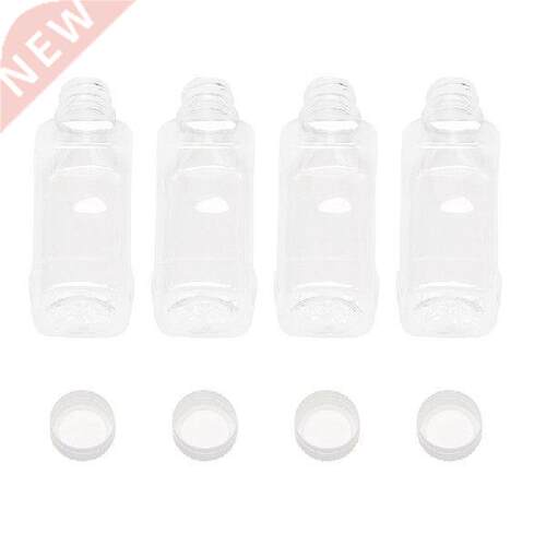 80 Pack 250Ml Empty Juice Bottles Reusable Square Drink