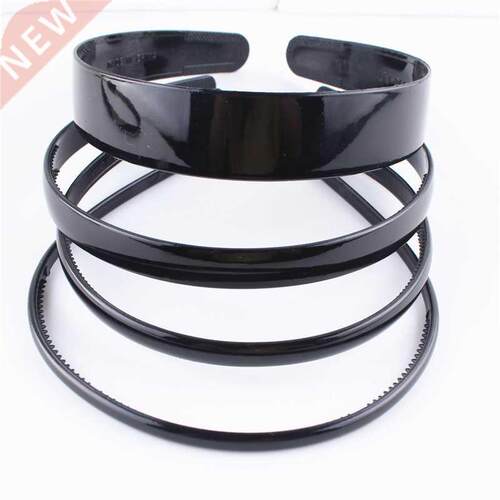 Fashion Mens Women Unisex Black Wavy Hair Head Hoop Band Spo