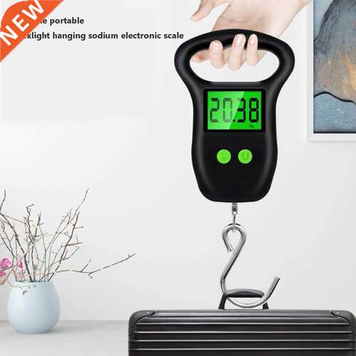 50kg Digital Display Backlight Portable Hook Scale Double