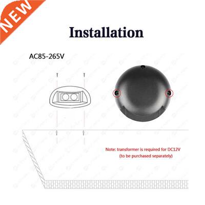 4pcs Waterproof 2W/3W AC110V220V/DC12V LED Outdoor Ground Ga