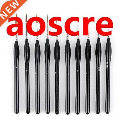 10 Triple-cornered Sticks Set Nylon Hair Hook Liner Hand-Pai
