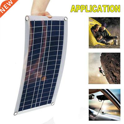 50W Solar Panel 12V 5V USB Portable Solar Panel Cells+ 10/20