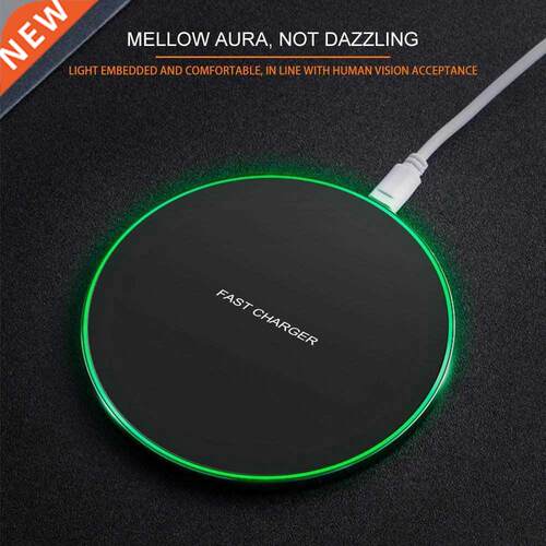 Smart QI Wireless Charger Metal Intelligent Charge Type Quic