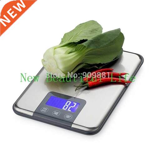 15KG 1g Large Kitchen Electronic Scales Max Capacity 15kg Di