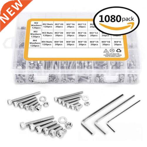 1080 Pieces Of Model M2 M3 M4 304 Stainless Steel Hexagon Sc