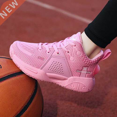 New girls brand high quality mesh basketball shoes non-slip