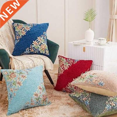 45x45cm Print Cushion Covers Jacquard Pillow Cases Car