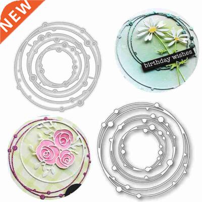 3d Spot Coil Circle Ring Cutting Dies Cake Decoration Metal