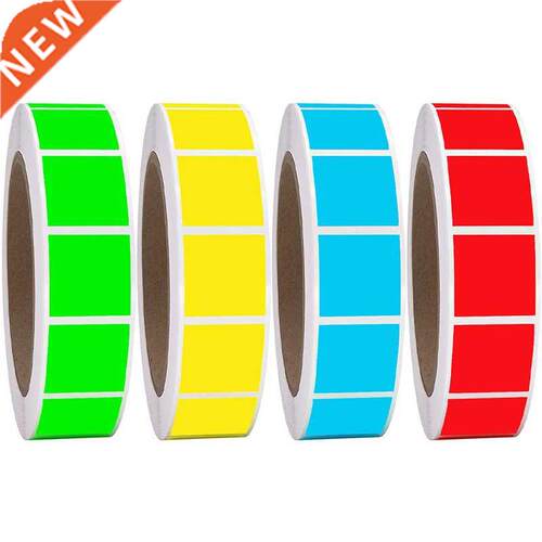 500Pcs/Roll Square Chroma Labels Stickers Color Code Labels