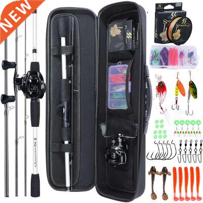 Sougayilang Fishing Rod Reel Combo Portable 4 Sections 198C