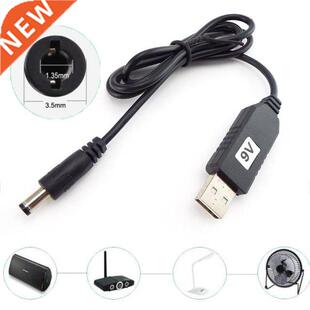DC 9V USB Step UP Booster Cable Connector 5.5mm*2.1mm Plug J