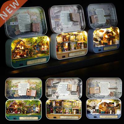 Box Theatre Dollhouse Furniture Miniature Toy DIY Miniatures