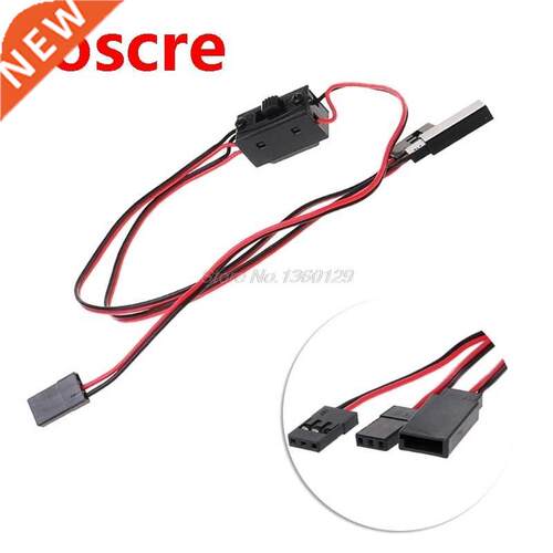 Way Power On/Off Switch With JR Receiver Cord Cable Wire F