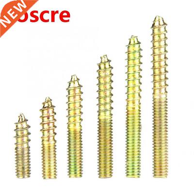 110pcs/pack Dowel Screw Woodwor Connector Double Ended Screw