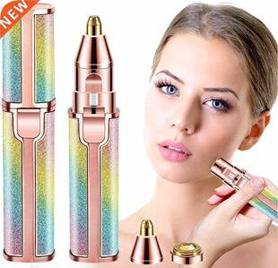 2 IN 1 Rechargeable Electric Eyebrow Trimmer Epilator Female