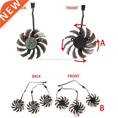 1/3PCS 75mm T128010SU 4Pin Cooler Fan for Gigabyte AORUS GTX