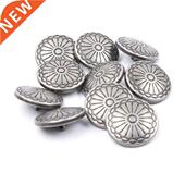 Sewing Shank Fastener Pattern Buttons Flower 10pcs