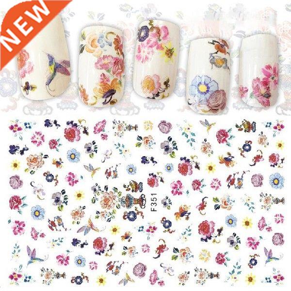 Manicure Decal Easy to Apply Lightweight Paper Embroidered