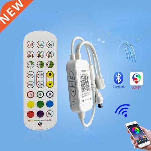 New WS2812B Bluetooth Musc Control DC5-24V 24key R Remote