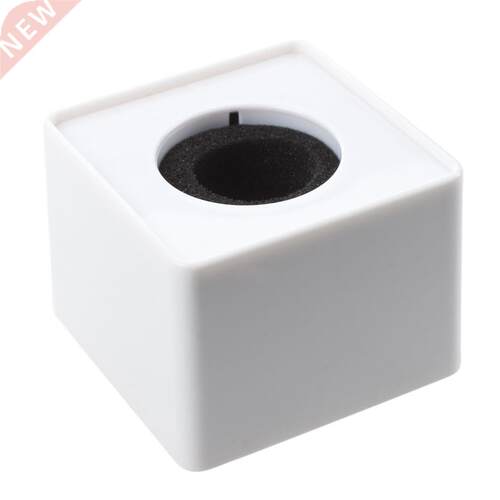White ABS Mic mini phone Interview Square Logo Flag Station