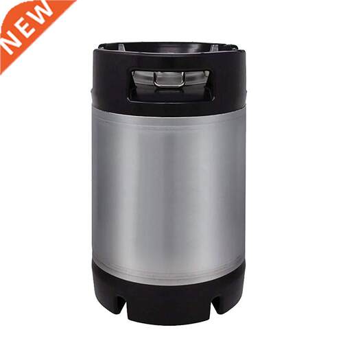 5 Gal Rubber Handle Keg Beer 19L Premium Stainless Steel Hom