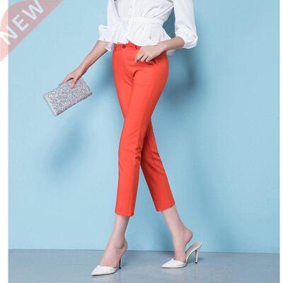 Korean Slim Straight Trousers Women's Pants All Match Casual