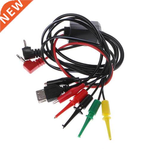 6cm Power Supply Test Lead Cable Kit 2 Alligator Clip 2