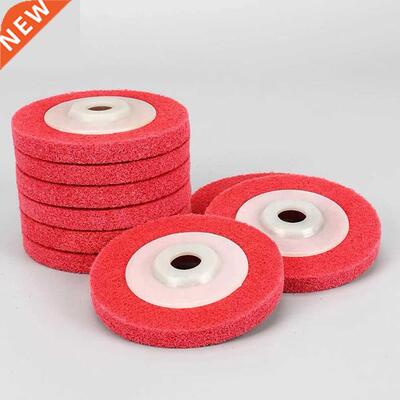 1/5pcs 100mm/3.94inch Nylon Fiber Polishing Wheel Paint Rust