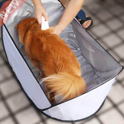 Portable Folding Pet Shearing Basket for Shaving Trimming