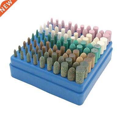 Grinding Bits Set 100pcs Electric Polishing Head with 1/8 Sh