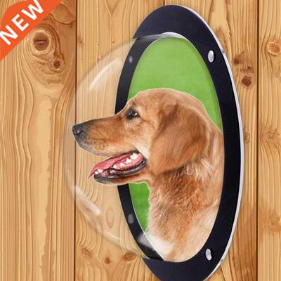 Dog Fence Window Clear View Dome Pet Peek Window XL Size