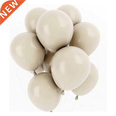 White Sand Balloons 12 Inch 100 Pcs Baby Shower Party