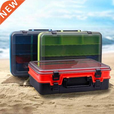 2021 Large-Capacity Double-Layer Fishing Tackle Box Multifun