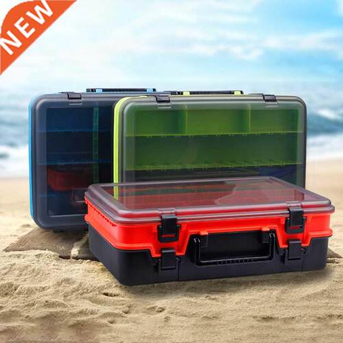 2021 Large-Capacity Double-Layer Fishing Tackle Box Multifun