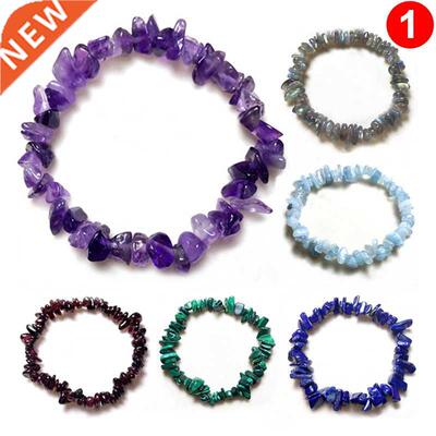 Crystal Bracelet Irregular Natural Stone Bracelet Beads Chip