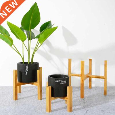 Four-legged Wood Flower Pot Hder Plant and Succulent Flowe