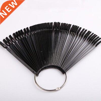 hot sale 50Pcs Fan Shaped False Fake Nail Art Tips Polish