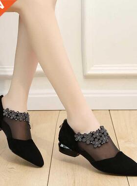 Sandals for Women 2021 Fashion Rhinestone Sandals Women Flow