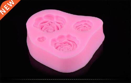 1PC Rose Flowers Silicone Cake Mold 3D Fondant Chocolate
