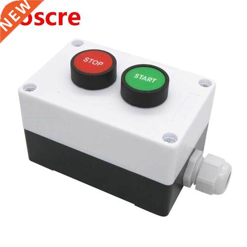AC 660V 10A Momentary Start/Stop Red Green Sign NO NC Push B