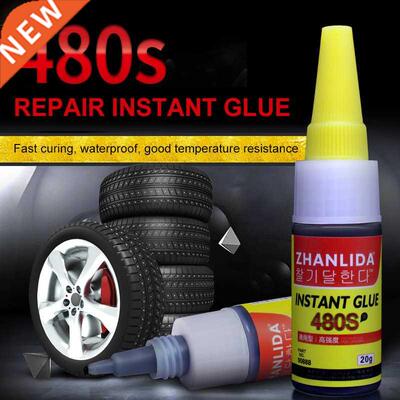 1PC480s Black Super Tire Repair Glue Mighty Window Speaker