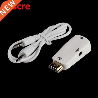 High quality 1pcs HDMI Male To VGA Female Converter Box Adap