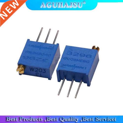 10pcs 3296W 3296 50 100 200 500 ohm 1K 2K 5K 10K 20K 50K 100