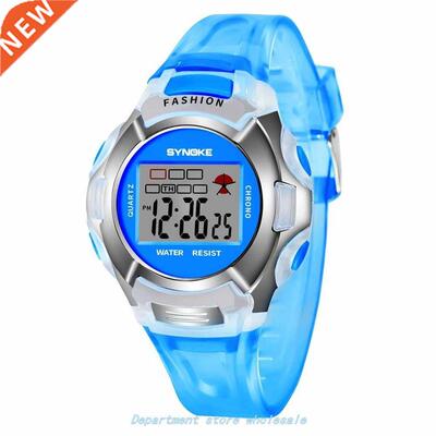 Kds watch lunous alarm waterproof multfunctonal student