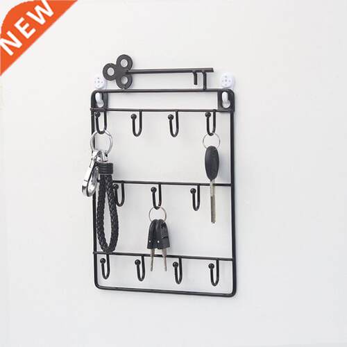 Wall Mounted 11 Key Holder Rack Organizer Pocket for Entrywa