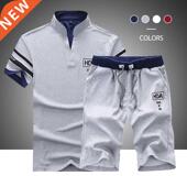 Men Shorts Summer Shirt Sleeve New Short 2022 Sets