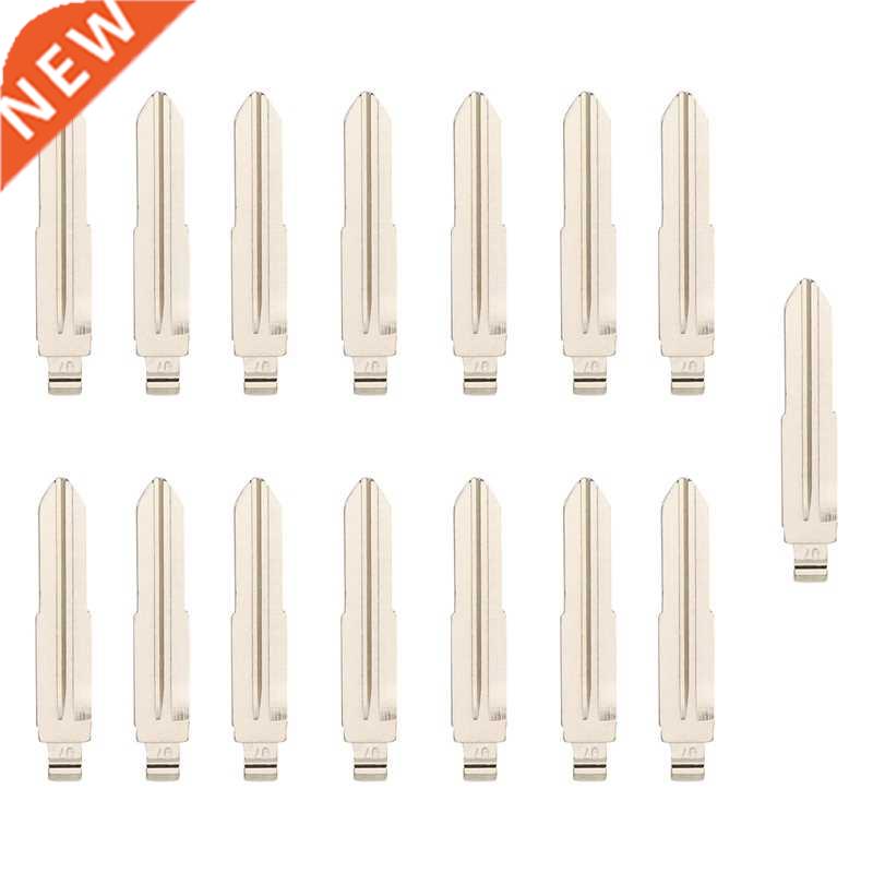 15Pcs Remote Key Blade Key Uncut Key Blade 07 Key Blade For